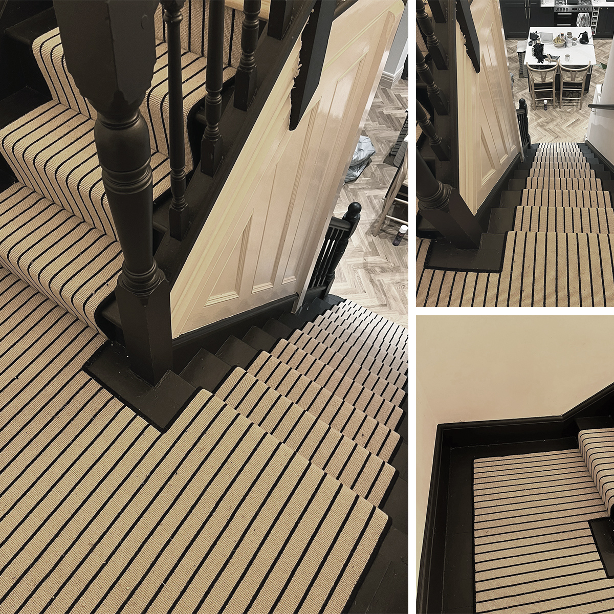 Hugh Mackay Deco Stripe 100% Wool With A Simple Whipped Edge