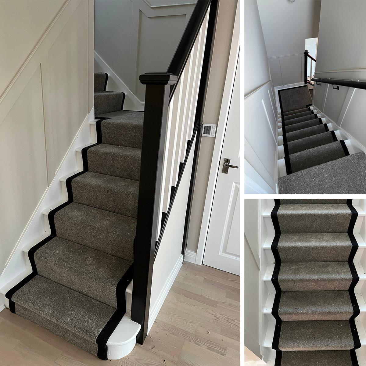 A Luxury Velvet Carpet With A Black Cotton Taped Edge