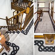 Bespoke Hand Tufted Wool Border Carpet