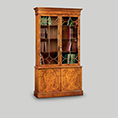 Iain James 003 Bookcase AMC86 Walnut 2 Section Dresser