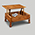 iain james furniture AMC282 SUPPER TABLE OPEN