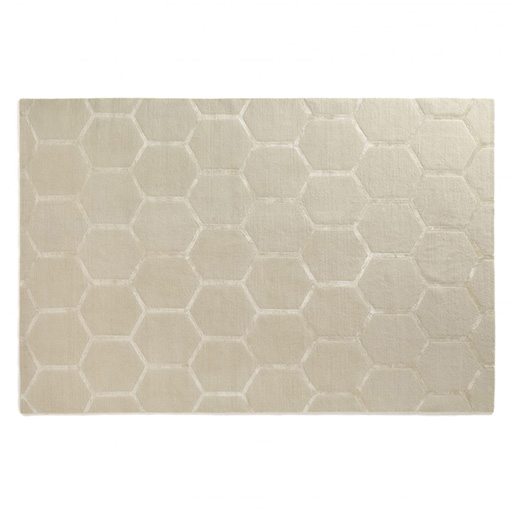 Jacaranda Rugs Refined Honeycomb Ivory JC202