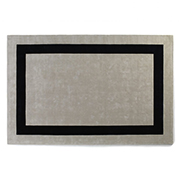 Jacaranda Rugs Simla Snow Charcoal