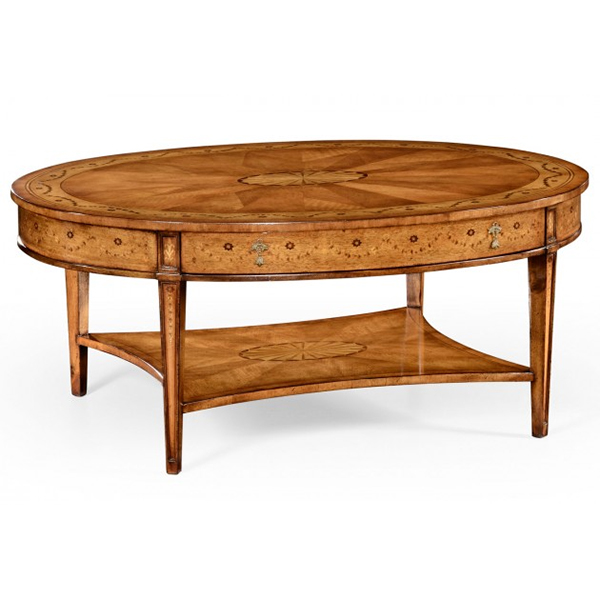 Jonathan Charles Select Collection Versailles Sheraton Oval Coffee Jonathan Charles Select Collection Versailles Sheraton Oval Coffee Table Qs 492661 Fine Furniture At Kings Always For The Best Service