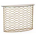Jonathan Charles Select Collection Luxe Interlaced Gilt and Glass Demilune Console Table ST 494569 / Jonathan Charles Fine Furniture at Kings always for the best service and prices