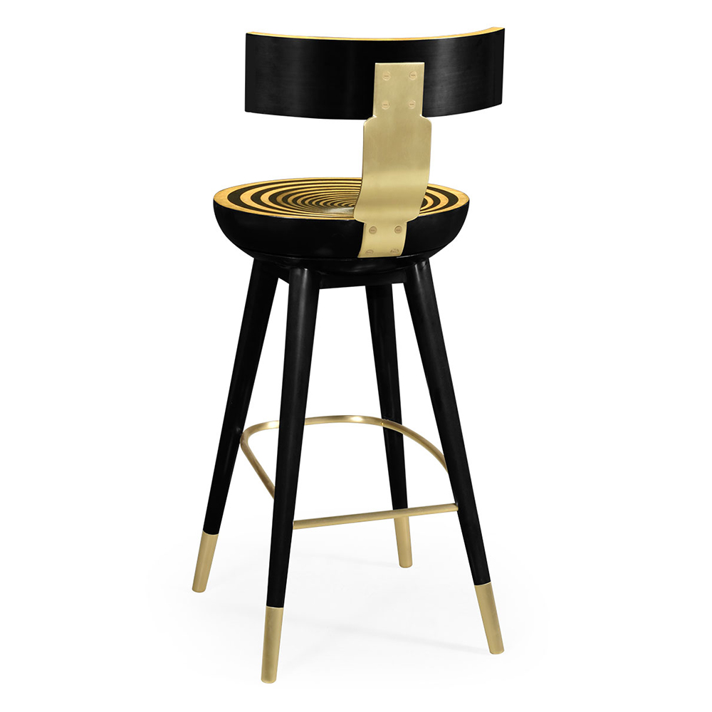 Jonathan Charles Op Art Swivel Bar Stool With Back Support 500085 Bs Jonathan Charles Op Art Swivel Bar Stool With Back Support 500085 Bs Swb 4