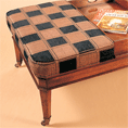 REH Kennedy Traditional Stool with Inset Tray / R.E.H. Traditional Stool with Inset Tray / Kennedy Fine Furniture at Kings always for the best service and prices