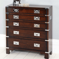 REH Kennedy Military Chest Of Drawers Chrome 4145