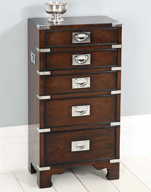 REH Kennedy Military Five Drawer Chest 4205