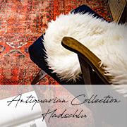 Louis De Poortere Antiquarian Antique Hadschlu Rug Collection from Kings Interiors who are the ideal place to buy Rugs, Carpets and Flooring. Order Today.