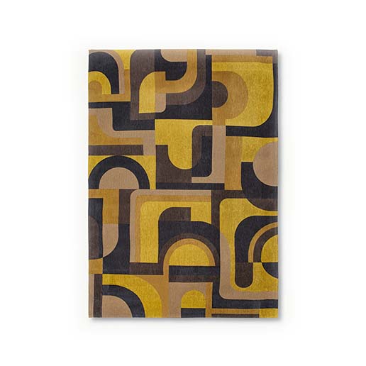 Louise De Poortere Nuance Collection Module Rug Yellow Meyer 9210