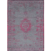 Louis De Poortere Fading World Medallion Rug 8261 Pink Flash