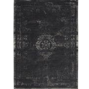 Louis De Poortere Fading World Medallion Rug 8263 Mineral Black