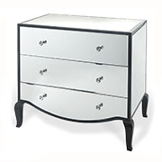 R V Astley Carn Mirrored 3 Drawer Chest 8795