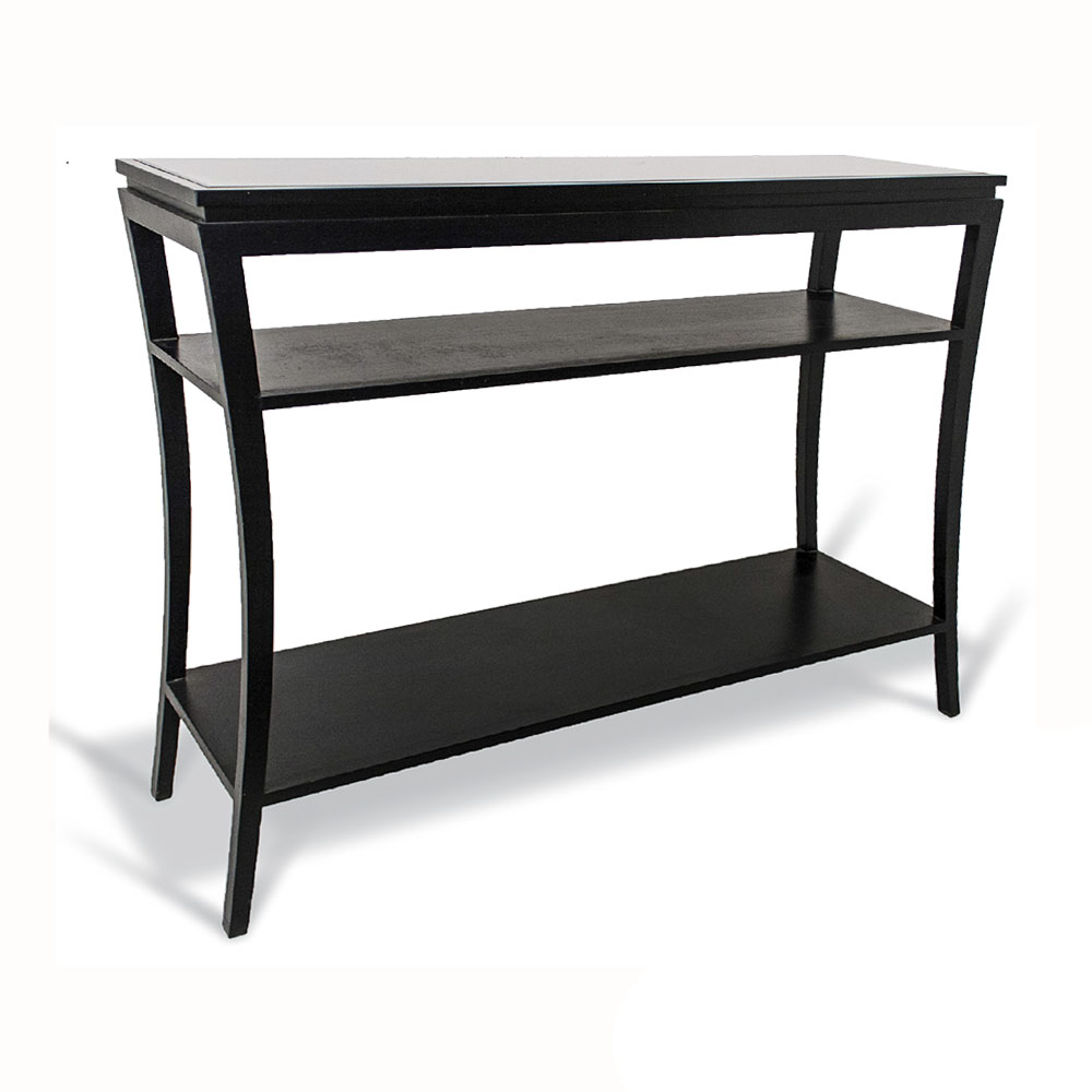 R V Astley Modena Console Table With Two Shelves Dfm34
