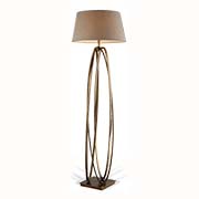 R V Astley Brisa Bronze Loop Floor Lamp 5576 ( Including Shade )