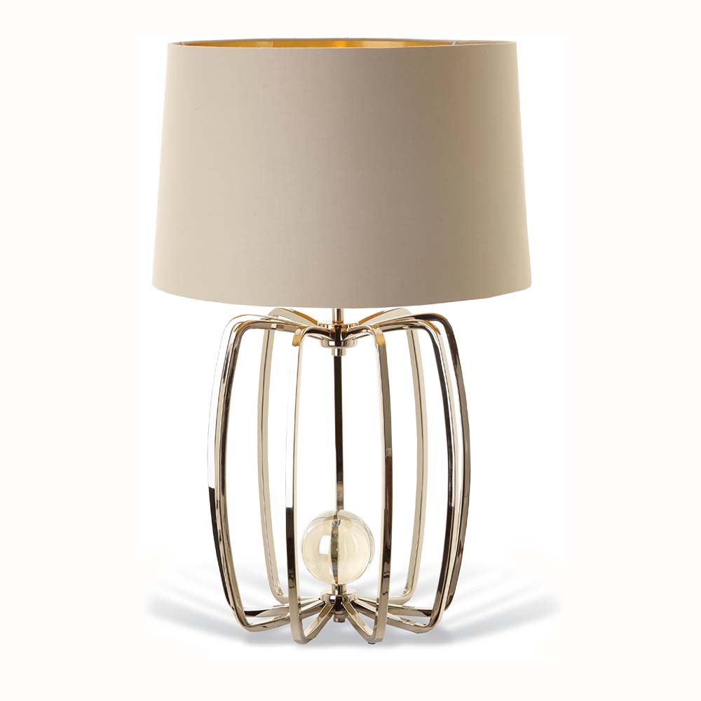 R V Astley Charles Bateson Cage Table Lamp Small 5851 Including R V Astley Charles Bateson Cage Table Lamp Small 5851 Including Shade