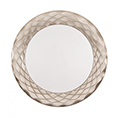 R V Astley Orin Silver Wave Mirror 7423