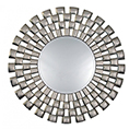 R V Astley Laviana Silver Finish Mirror 7343 