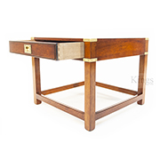 REH Kennedy Military Bedside Lamp Table With Drawer 4064 / R.E.H. Kennedy Military Bedside Lamp Table with Drawer 4064 / Kennedy Fine Furniture at Kings always for the best service and prices 