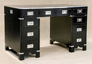 REH Kennedy Desk 1116 Black Chrom