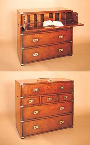 REH Kennedy Military Secretaire Chest 4391