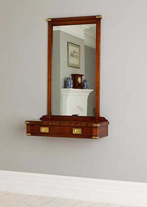 REH Kennedy Military Wall Mounted Console With Mirror 4241
