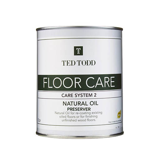 Ted Todd Wood Flooring Care System 2 Natural Oil Preserver ACCFIN16