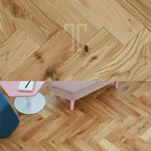 Ted Todd Wood Flooring Classic Naturals Brampton Herringbone Oiled Finish Oak OBR2BL50