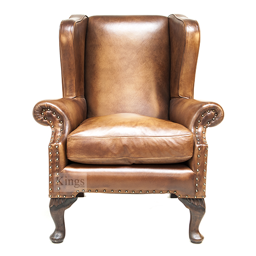 Contrast Upholstery Chaucer Wing Chair 3