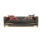 Tetrad Upholstery Midi Empire Sofa in Ralph Lauren Signature Fabrics