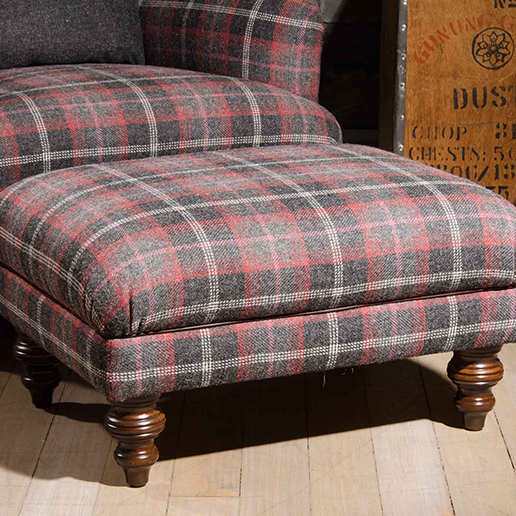 Tetrad Harris Tweed Braemar Stool