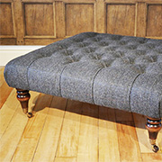 Tetrad Upholstery Harris Tweed Castlebay Stool