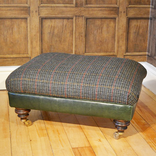 Tetrad Upholstery Harris Tweed Taransay Stool