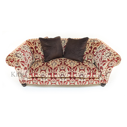 Tetrad Elgar Midi Sofa in Enigma Claret Fabric