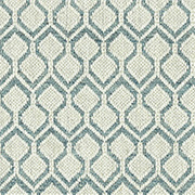 The Woven Edge Kaleen Fretwork Blue 