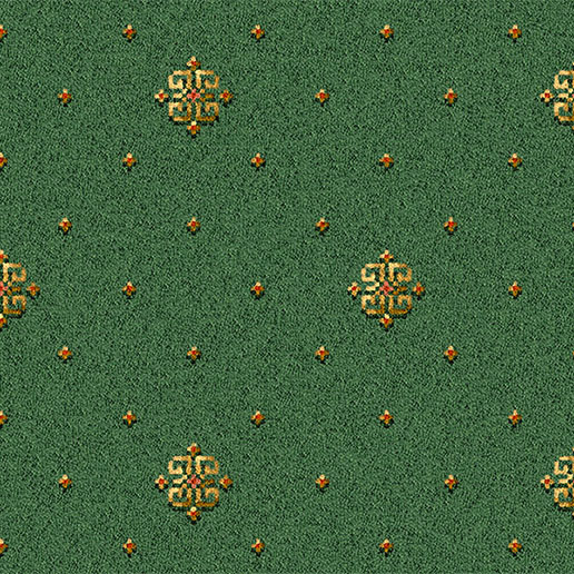 Ulster Carpets Athenia Motif Green 4 2566