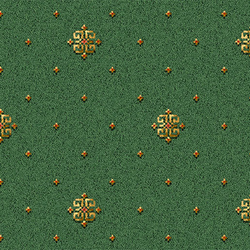 Ulster Carpets Athenia Motif Green 4 2566