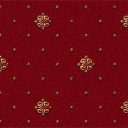 Ulster Carpets Athenia Motif Red 10/2566 