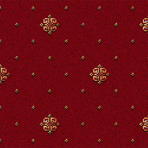 Ulster Carpets Athenia Motif Red 10/2566