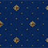 Ulster Carpets Athenia Motif Royal Blue 12/2566