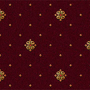 Ulster Carpets Athenia Motif Wine 22/2566 
