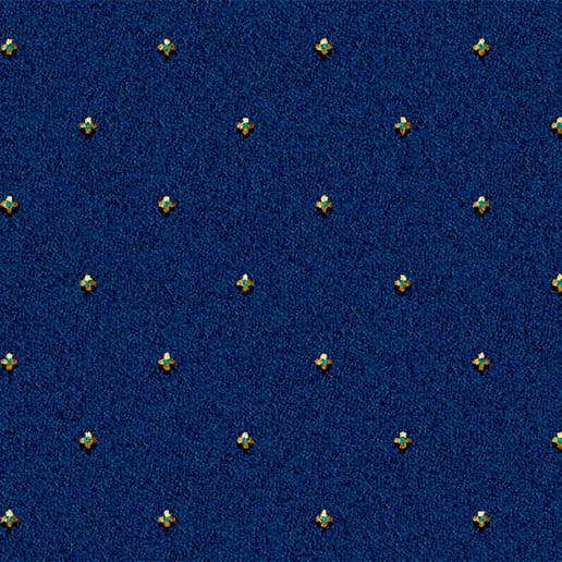 Ulster Carpets Athenia Pindot Royal Blue 12/2572