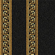 Ulster Carpets Athenia Runner Black 91/2711