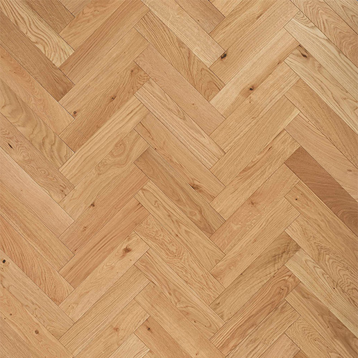 V4 Wood Flooring Deco Parquet Herringbone ZB109 Brushed Matt Oak