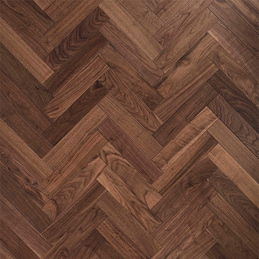 V4 Wood Flooring Deco Parquet Herringbone ZB205 Black Walnut