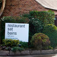 Sat Bains Restaurant and Rooms, famous Michelin star restaurant in Nottingham.