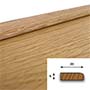 Woodpecker Flat Oak Trim