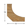 Woodpecker Flooring Solid Wood Scotia Beading 1.80m 2