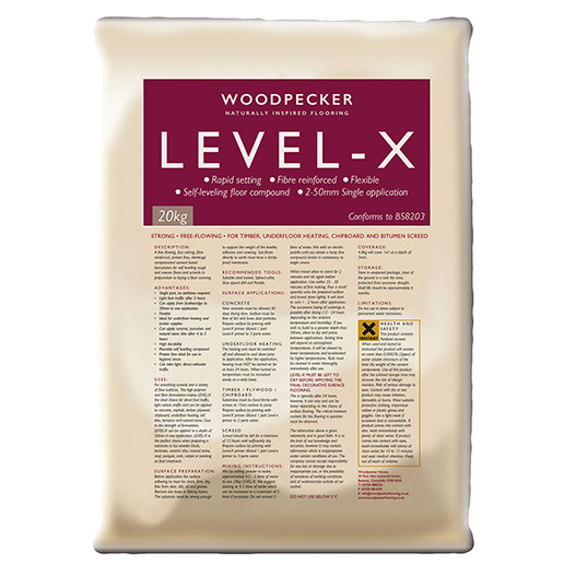 Woodpecker Flooring Level X Leveling Compound